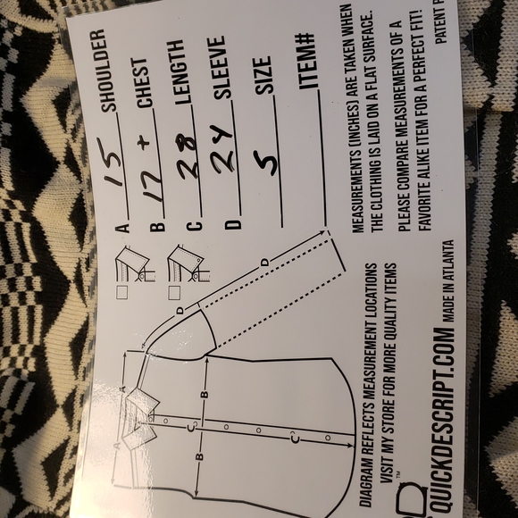 Size small Pinklicious tribal pattern waterfall cardigan. E76 - Picture 7 of 8